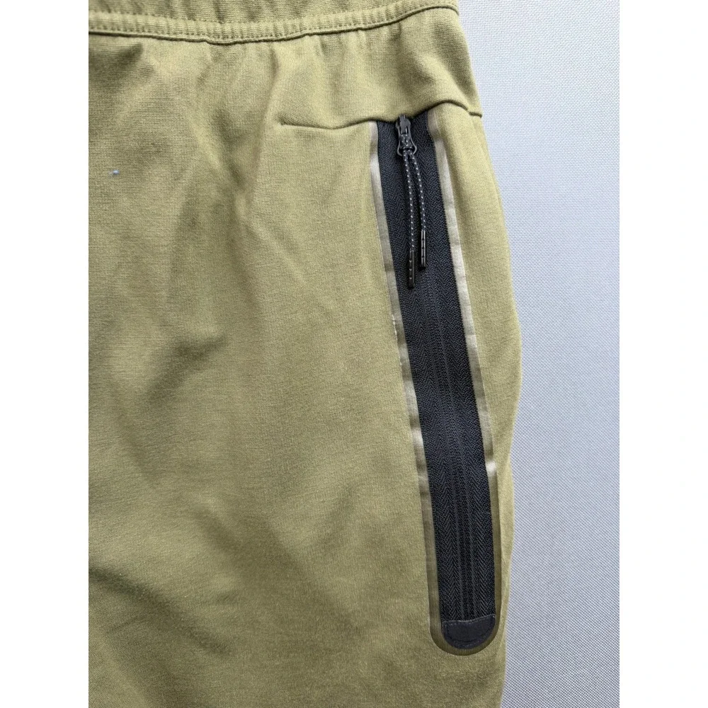 Nike Tech Fleece Tracksuit Mens Olive Green Full Zip Hoodie Joggers Set‎ M